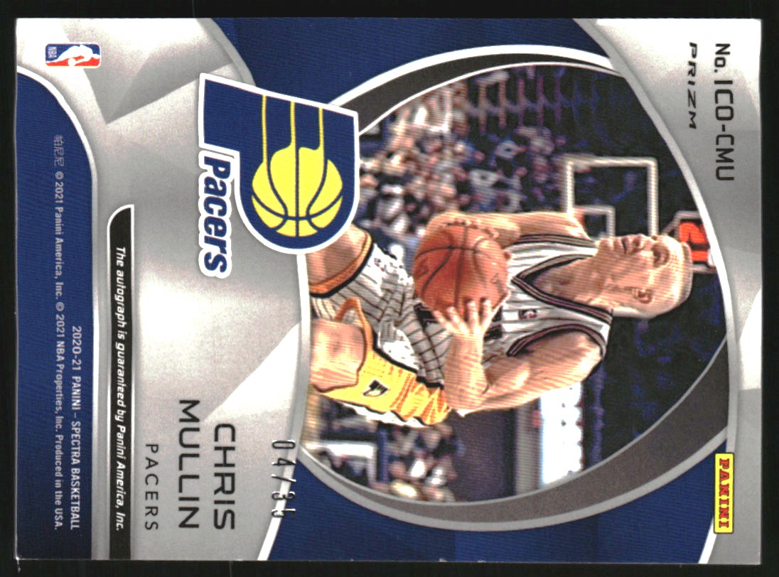 2020-21 Panini Spectra Icons Autographs Celestial #22 Chris Mullin