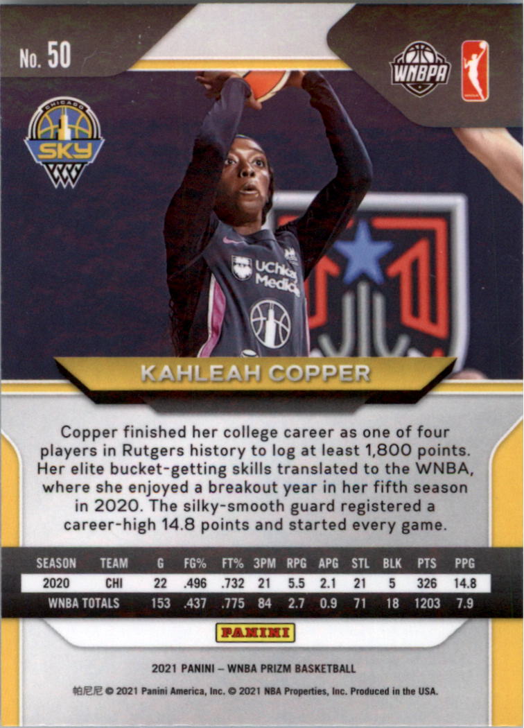 2021 Panini Prizm WNBA Basketball Card Pick (Base) - Picture 97 of 195