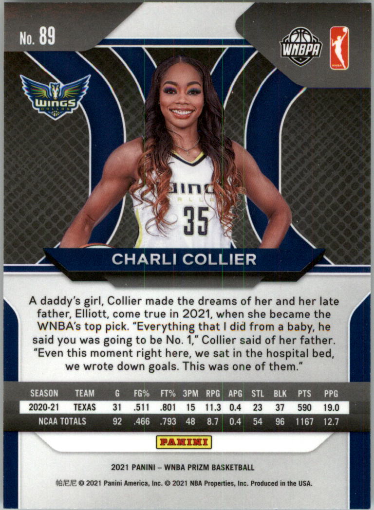 2021 Panini Prizm WNBA Basketball Card Pick (Base) - Picture 173 of 195