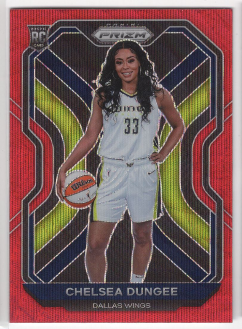 2021 Panini Prizm WNBA Prizms Ruby Wave #93 Chelsea Dungee NM-MT