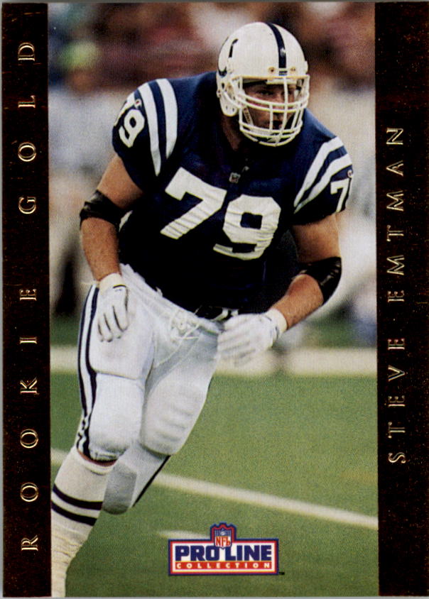 1992 Pro Line Portraits Rookie Gold #11 Steve Emtman - NM-MT