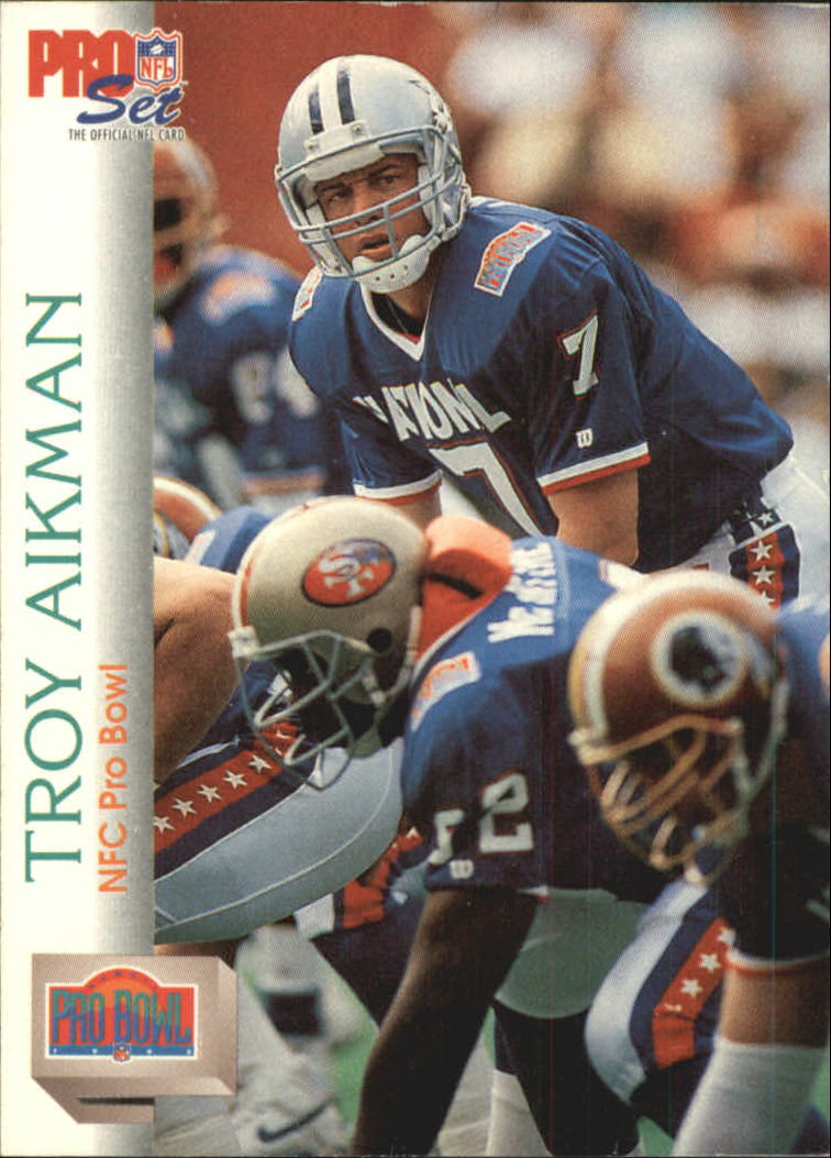 1992 Pro Set #401 Troy Aikman PB - NM-MT