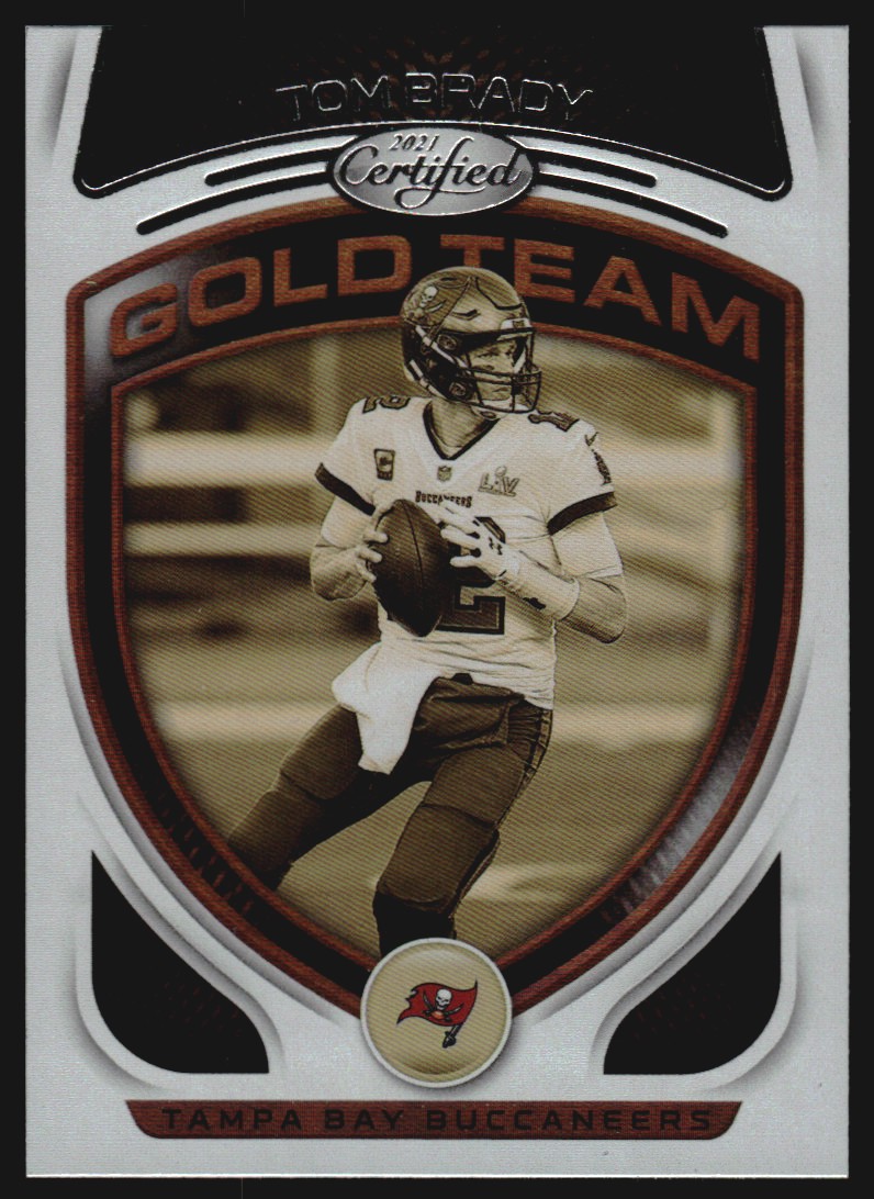 2021 Certified Gold Team #1 Tom Brady