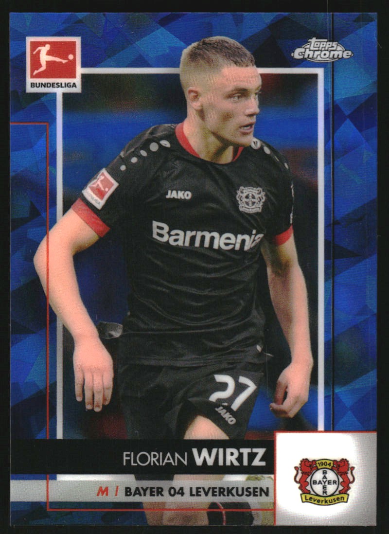 2020-21 Topps Chrome Sapphire Bundesliga #64 Florian Wirtz