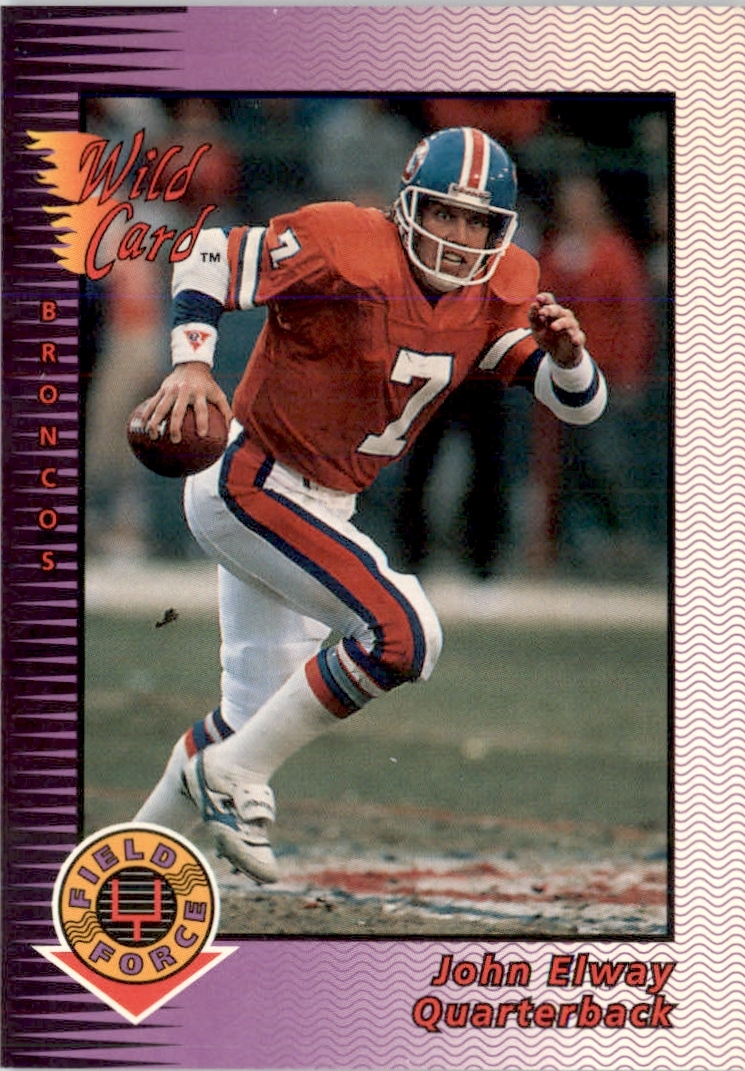 John Elway Pro Line Quarterback Gold 1992 NFL Sports Card #4 Denver Broncos