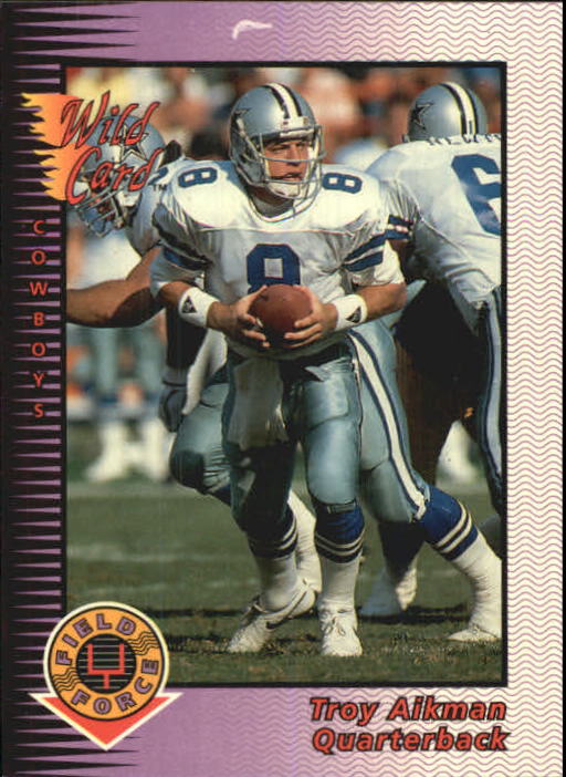 1992 Wild Card Field Force #11 Troy Aikman