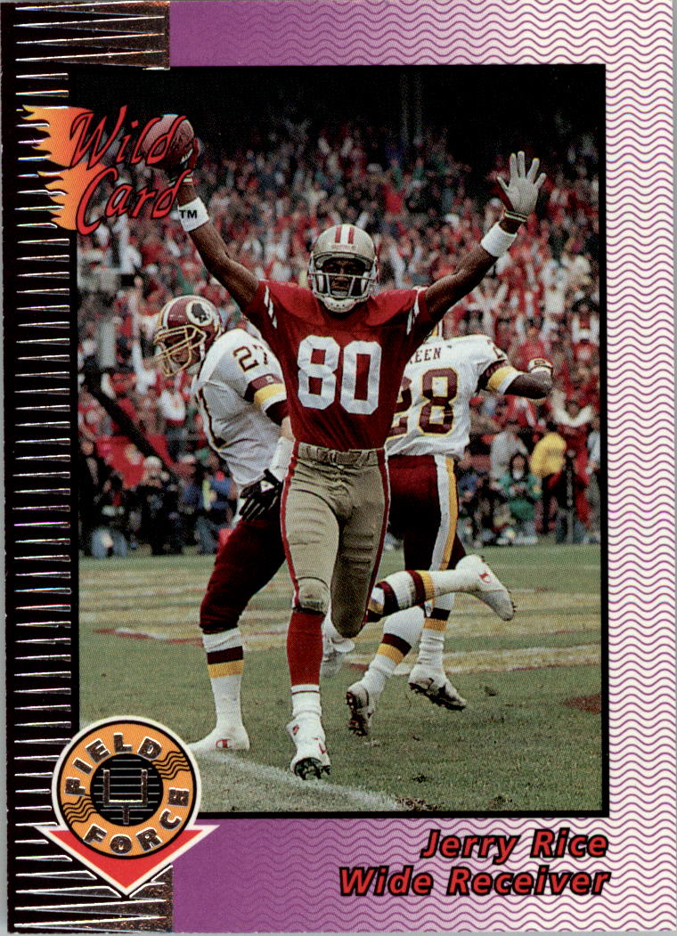 1992 Wild Card Field Force Silver #30 Jerry Rice