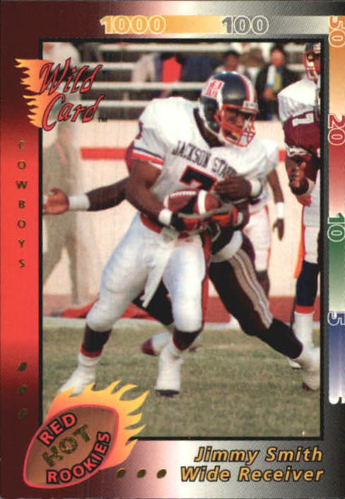 1992 Wild Card Red Hot Rookies Gold #8 Jimmy Smith