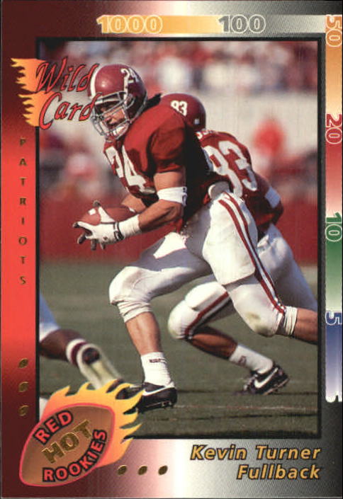 1992 Wild Card Red Hot Rookies Gold #9 Kevin Turner