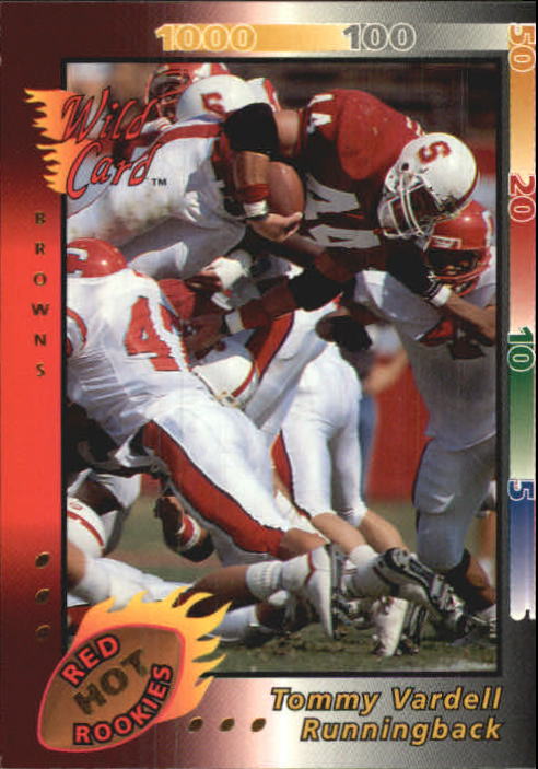 1992 Wild Card Red Hot Rookies Gold #10 Tommy Vardell