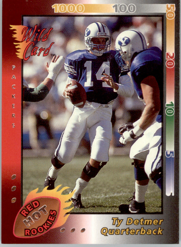 1992 Wild Card Red Hot Rookies Silver #16 Ty Detmer