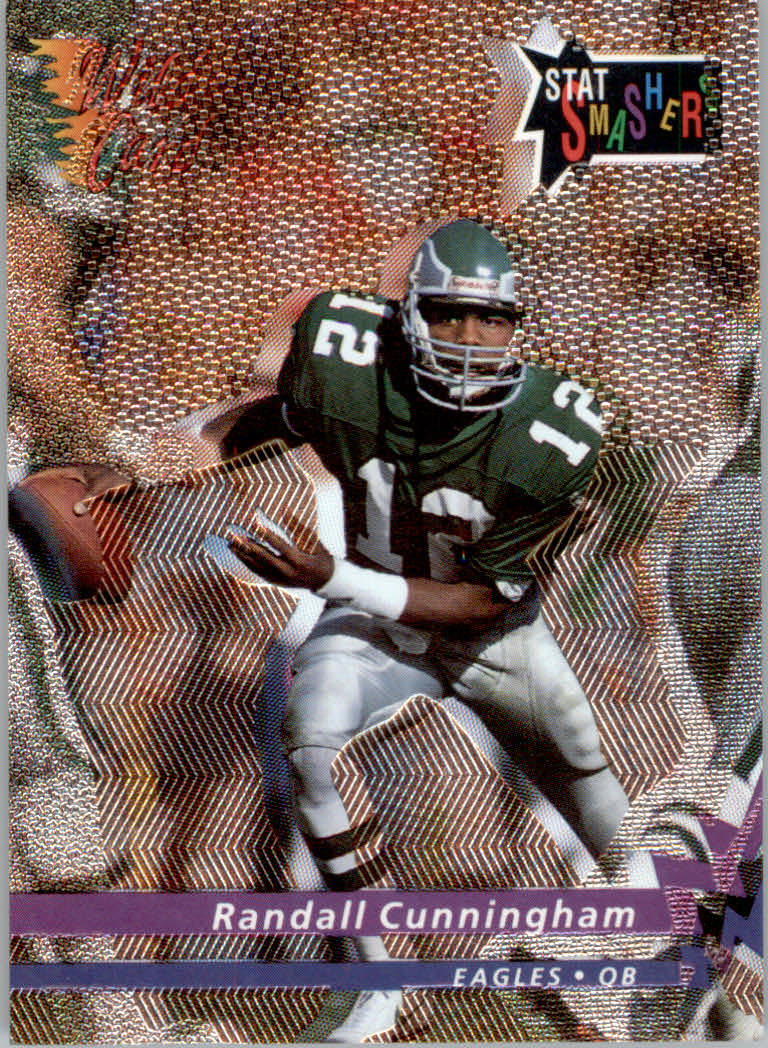1992 Wild Card Football "Stat Smashers" Insert and Promo Cards - Picture 11 of 70
