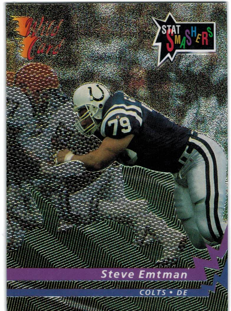 Steve Emtman 1992 Wild Card Field Force #23 Indianapolis Colts