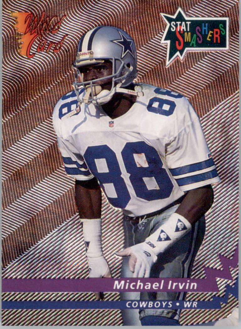 1992 Wild Card Football "Stat Smashers" Insert and Promo Cards - Picture 37 of 70