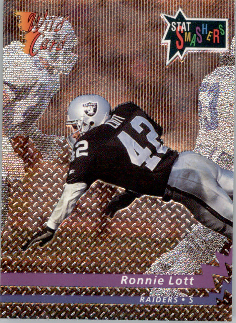 1992 Wild Card Football "Stat Smashers" Insert and Promo Cards - Picture 39 of 70
