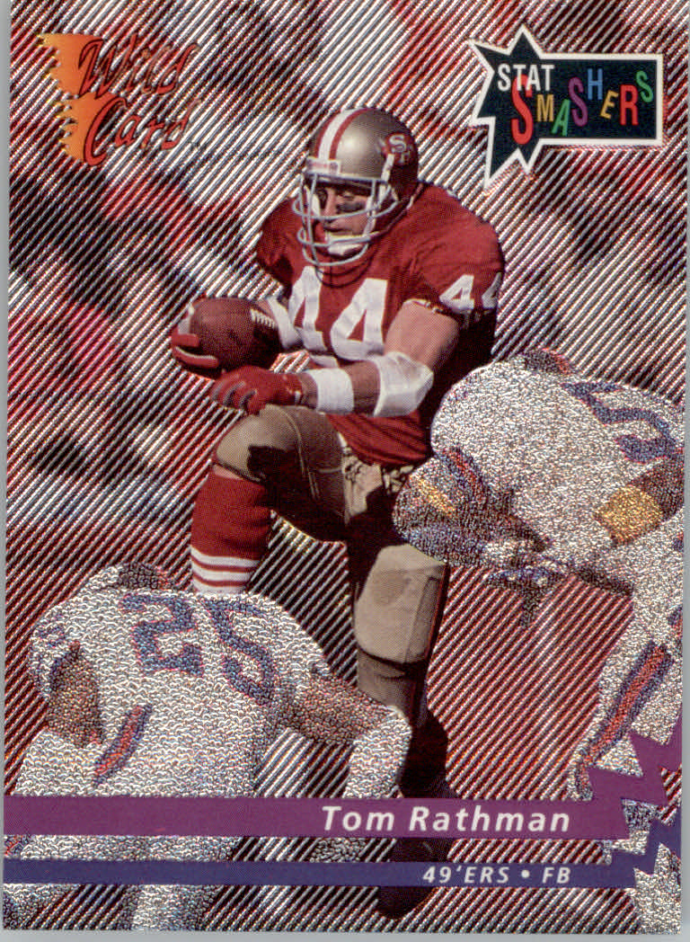 1992 Wild Card Football "Stat Smashers" Insert and Promo Cards - Picture 49 of 70
