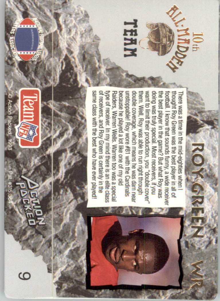 1993 Action Packed All-Madden Football - Picture 75 of 91