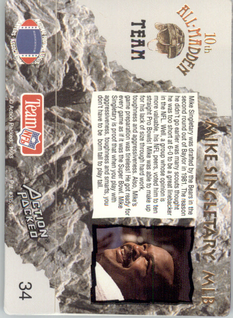 1993 Action Packed All-Madden Football - Picture 25 of 91
