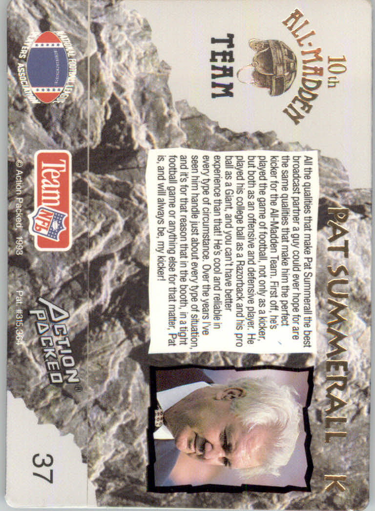 1993 Action Packed All-Madden Football - Picture 19 of 91