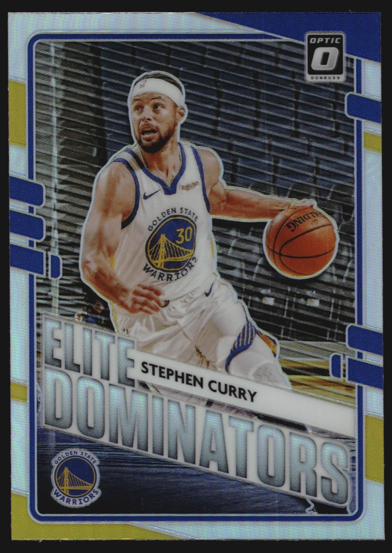 2020-21 Donruss Optic Elite Dominators Holo #13 Stephen Curry