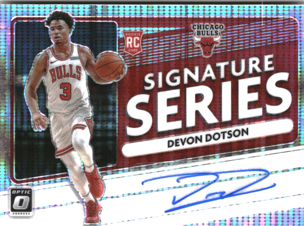 2020 Panini Prizm Draft Picks Silver Devon Dotson ROOKIE #72 PSA