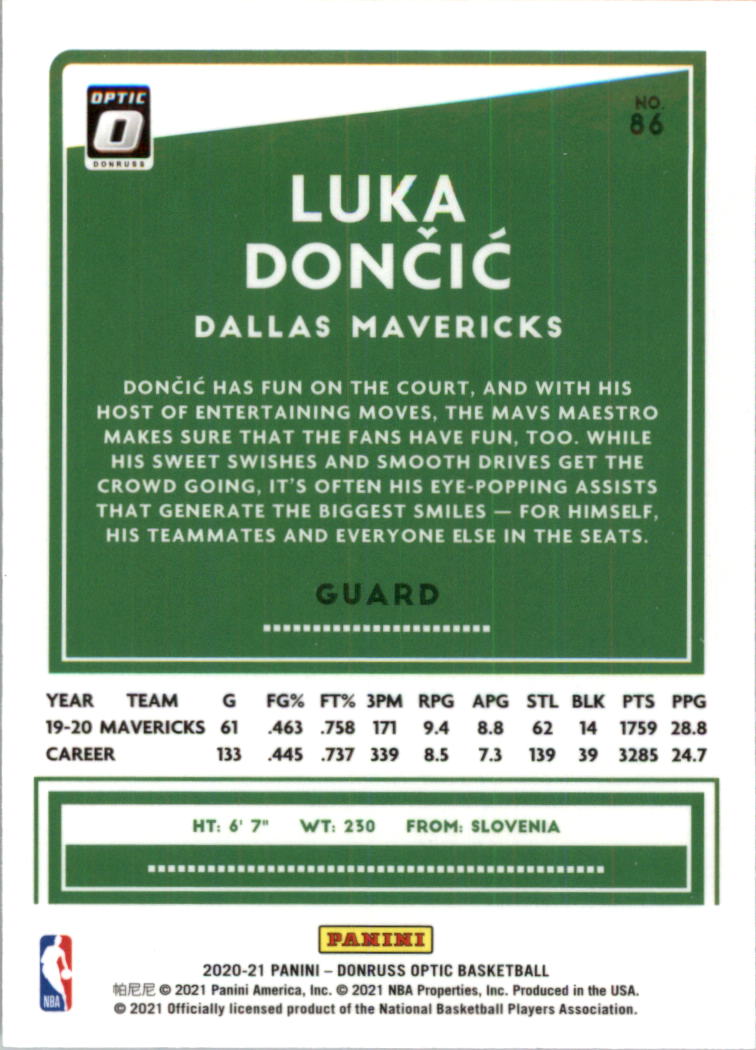 2020-21 Donruss Optic Basketball Card Pick (Base) - Bild 173 von 401