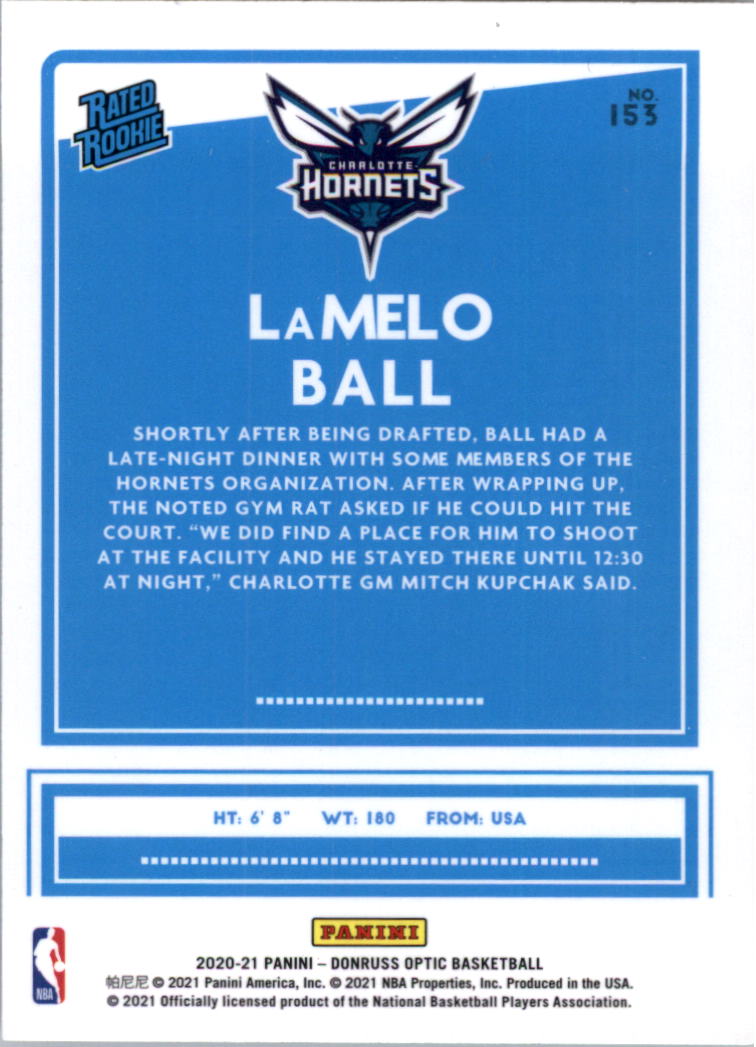 2020-21 Donruss Optic Basketball Card Pick (Base) - Bild 307 von 401