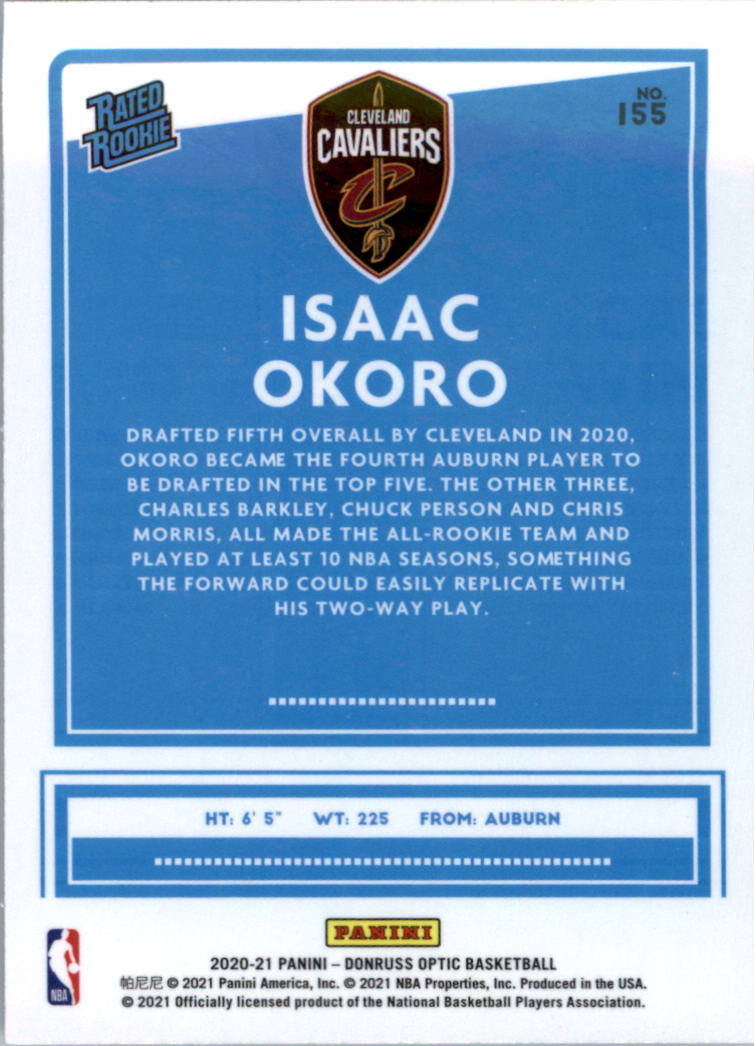 2020-21 Donruss Optic Basketball Card Pick (Base) - Bild 311 von 401