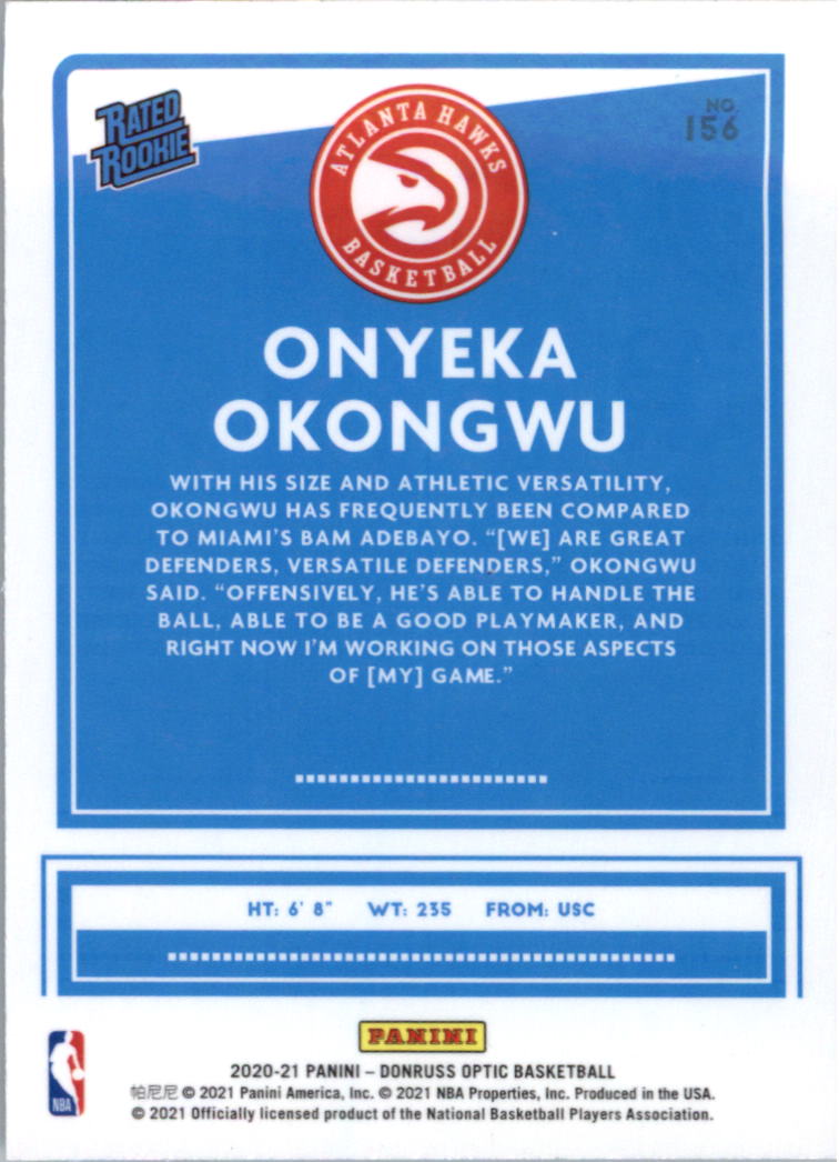 2020-21 Donruss Optic Basketball Card Pick (Base) - Bild 313 von 401