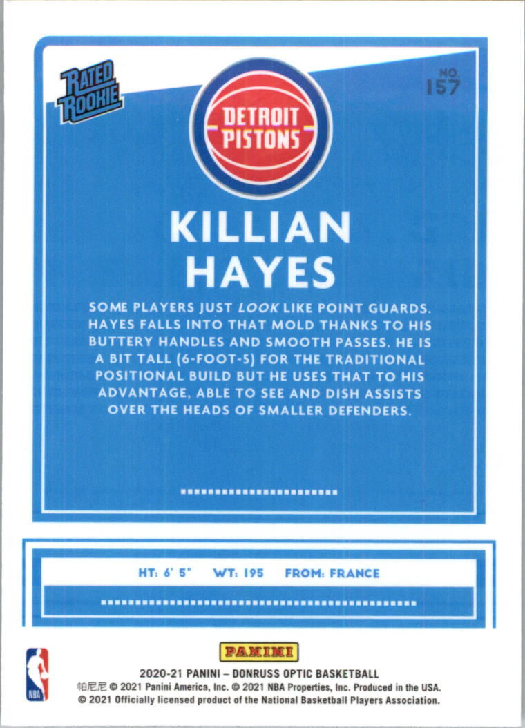 2020-21 Donruss Optic Basketball Card Pick (Base) - Bild 315 von 401
