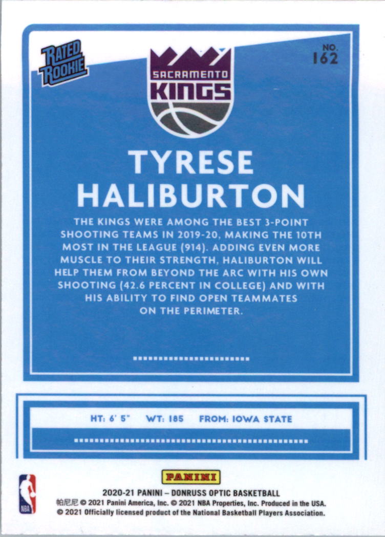 2020-21 Donruss Optic Basketball Card Pick (Base) - Bild 325 von 401