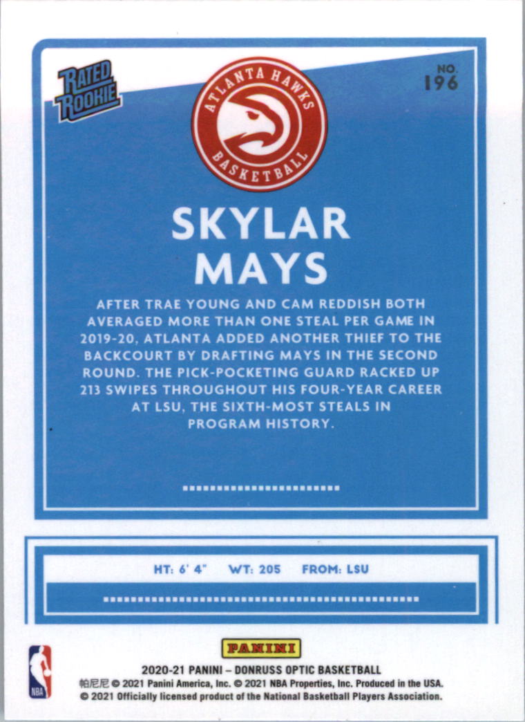 2020-21 Donruss Optic Basketball Card Pick (Base) - Bild 393 von 401