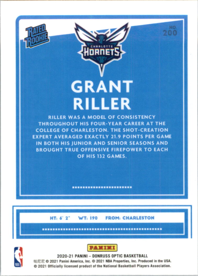 2020-21 Donruss Optic Basketball Card Pick (Base) - Bild 401 von 401