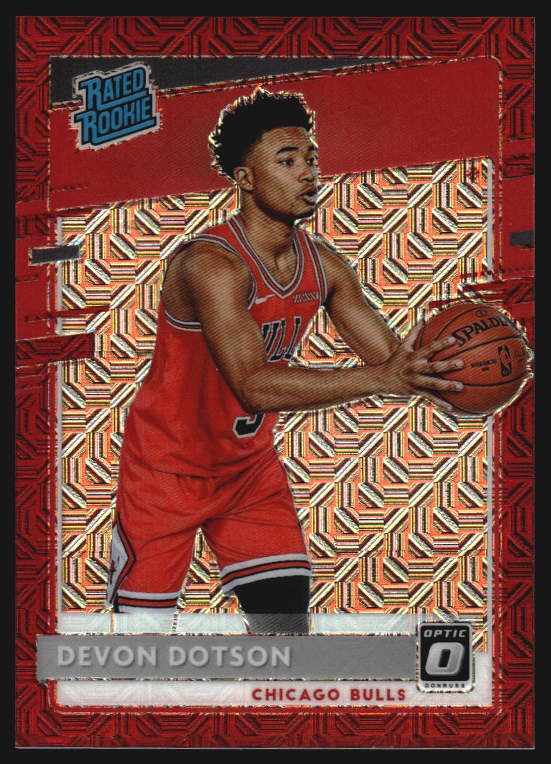 2020 Panini Prizm Draft Picks Silver Devon Dotson ROOKIE #72 PSA