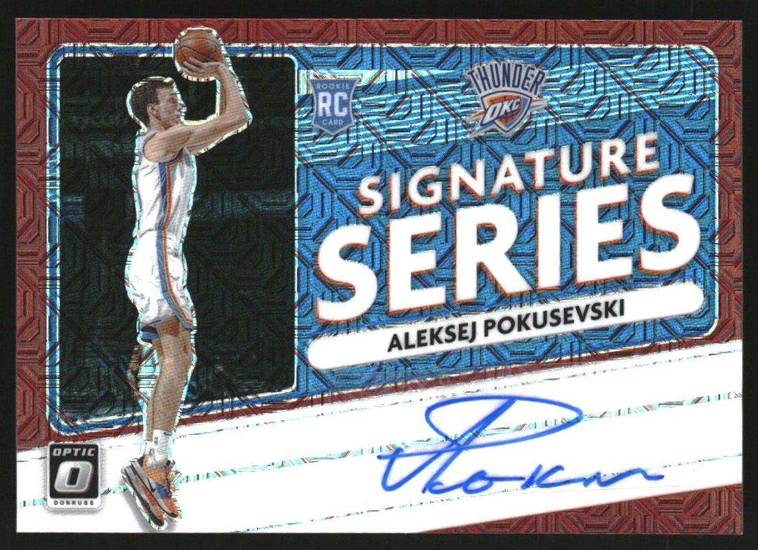 2020-21 Donruss Optic Signature Series Choice #67 Aleksej Pokusevski