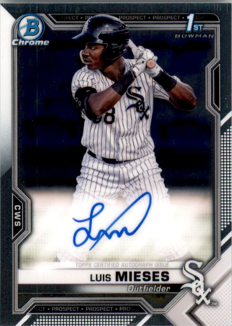 2021 Bowman Chrome Prospect Autographs #CPALMI Luis Mieses