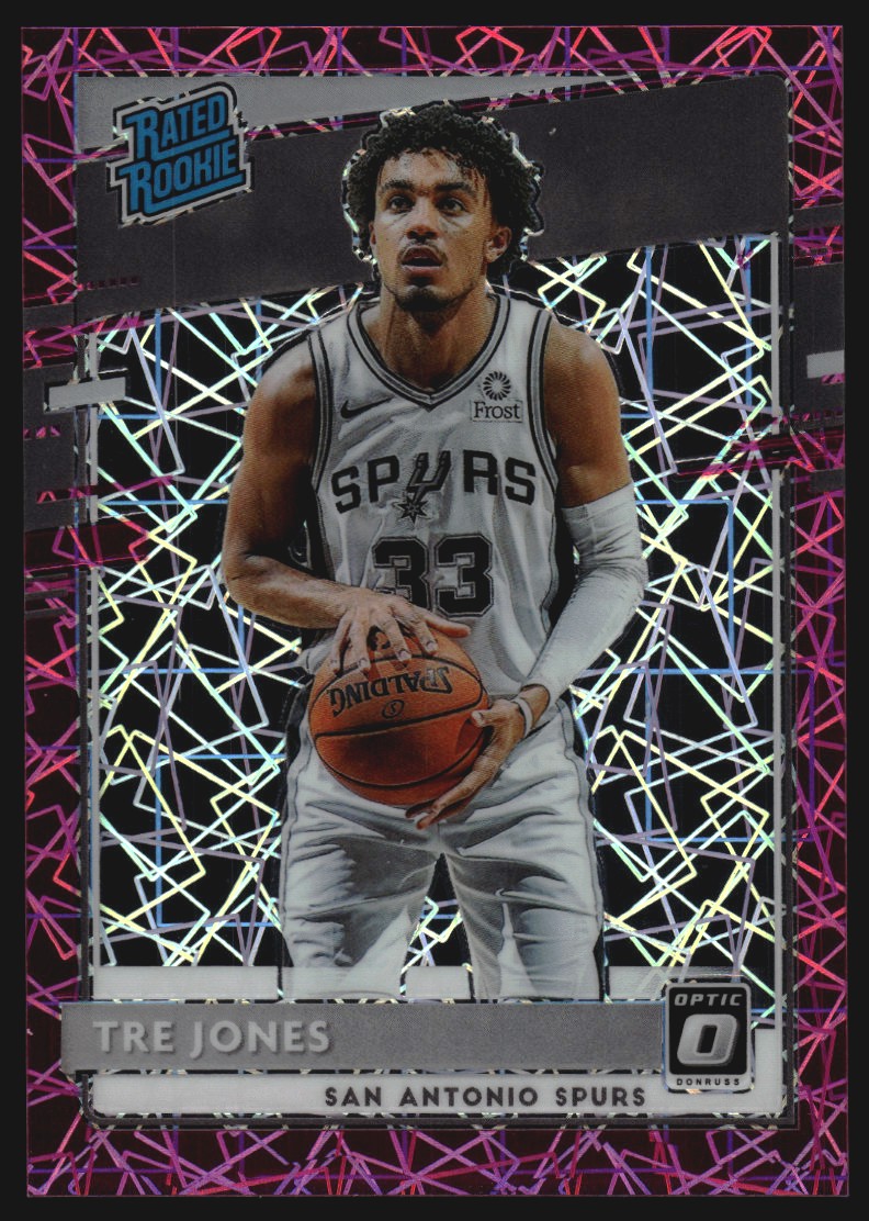 2020-21 Court Kings Fresh Paint Autographs #3 Tre Jones/149 on