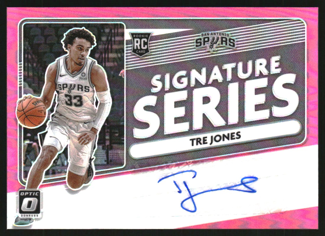 2020-21 Court Kings Fresh Paint Autographs #3 Tre Jones/149 on