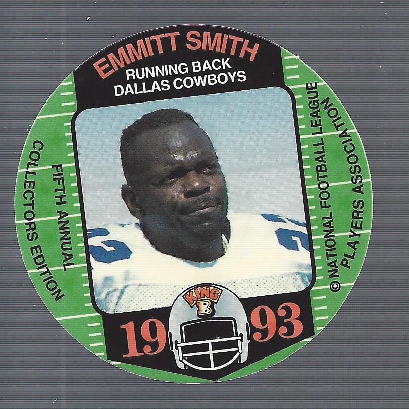 1993 King B Discs #19 Emmitt Smith
