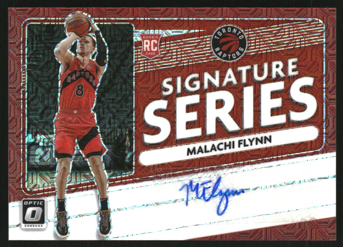 2020-21 Donruss Optic Signature Series Choice #79 Malachi Flynn