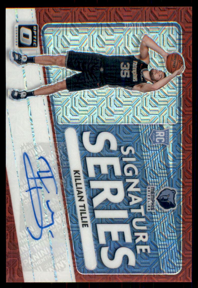 2020-21 Donruss Optic Signature Series Choice #91 Killian Tillie