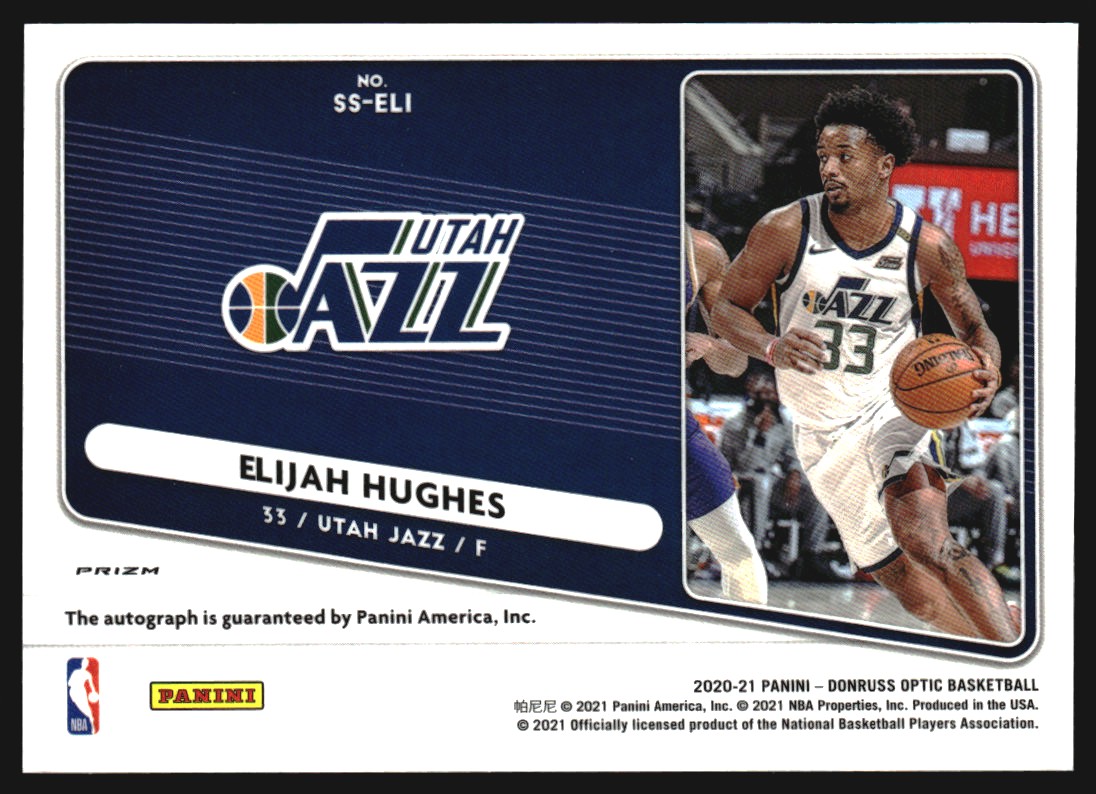 2020-21 Donruss Optic Signature Series Choice #92 Elijah Hughes