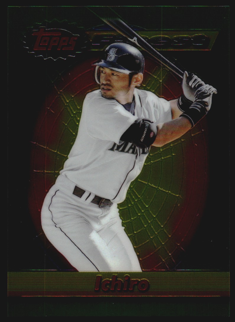 2021 Topps Chrome Platinum Anniversary Blue Mini Diamond Ichiro