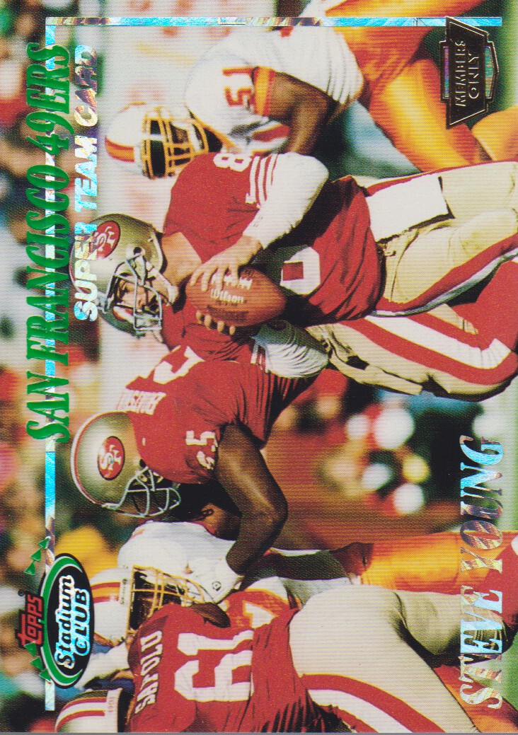 1993 Stadium Club Members Only Parallel #ST15 49ers/Steve Young