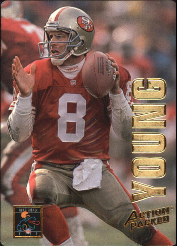 1993 Action Packed Quarterback Club #QB18 Steve Young
