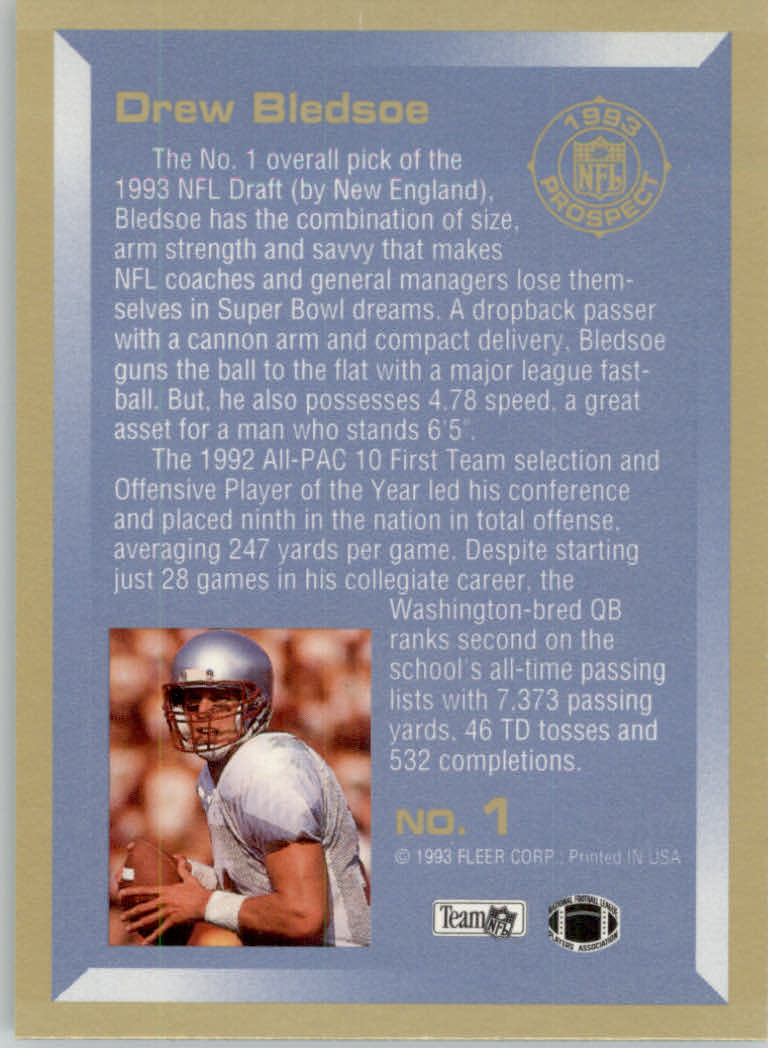 1993 Fleer Football "Insert" Cards - Picture 43 of 113