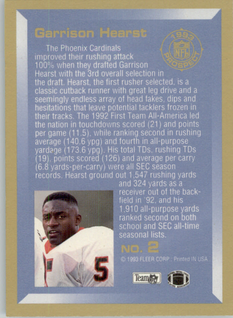 1993 Fleer Football "Insert" Cards - Picture 45 of 113