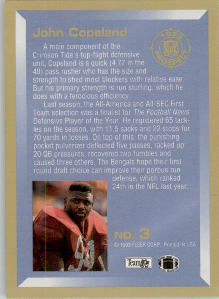 1993 Fleer Football "Insert" Cards - Picture 47 of 113