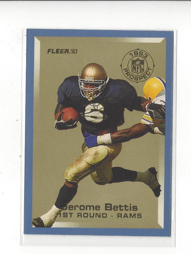 1993 Fleer Prospects #7 Jerome Bettis