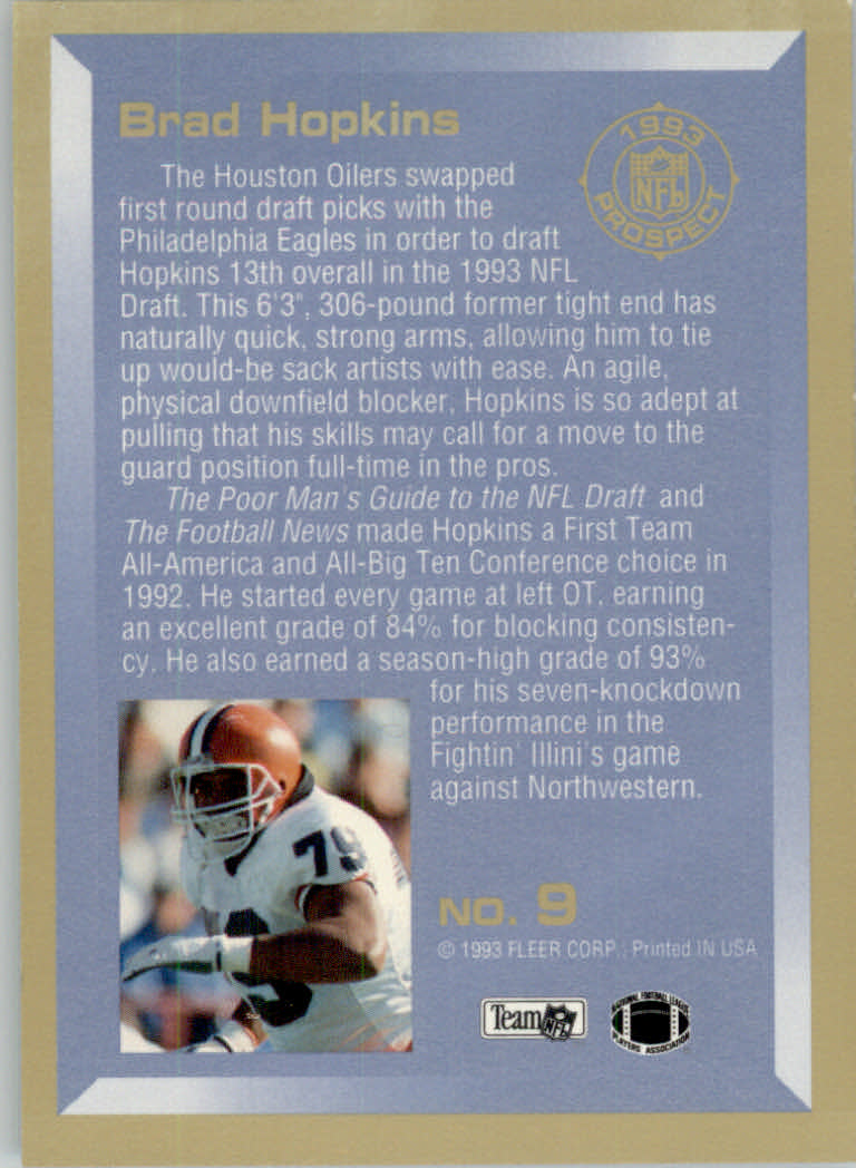 1993 Fleer Football "Insert" Cards - Picture 53 of 113